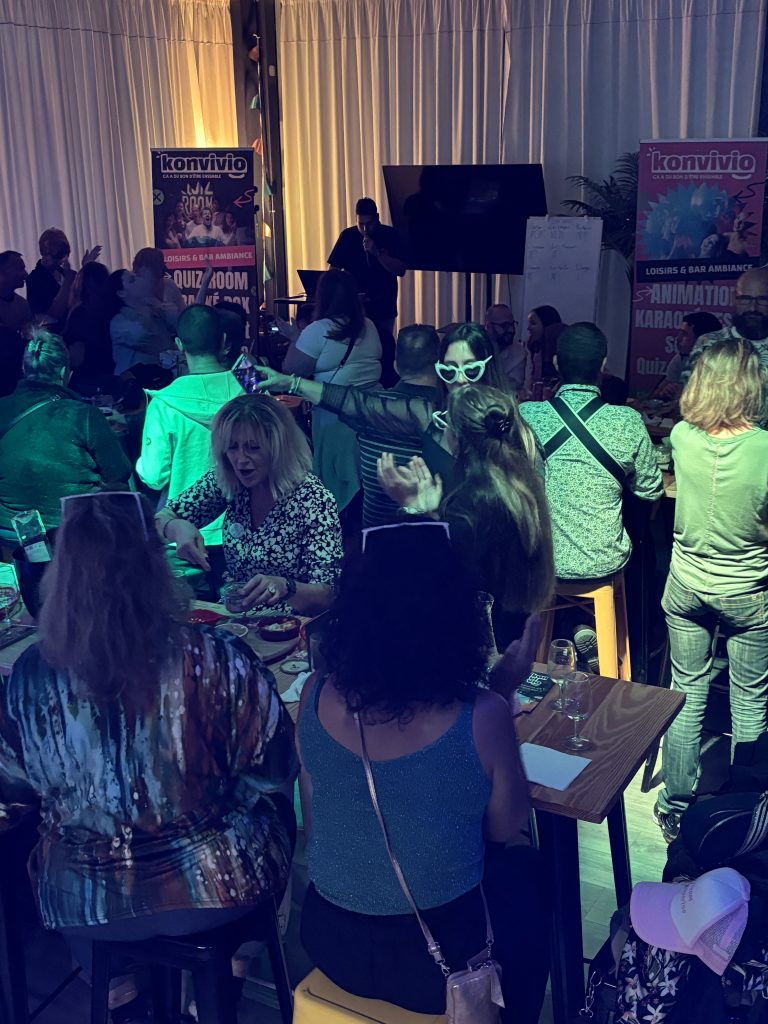 Sortir à béziers chez Konvivio, soirée blindtest et quiz