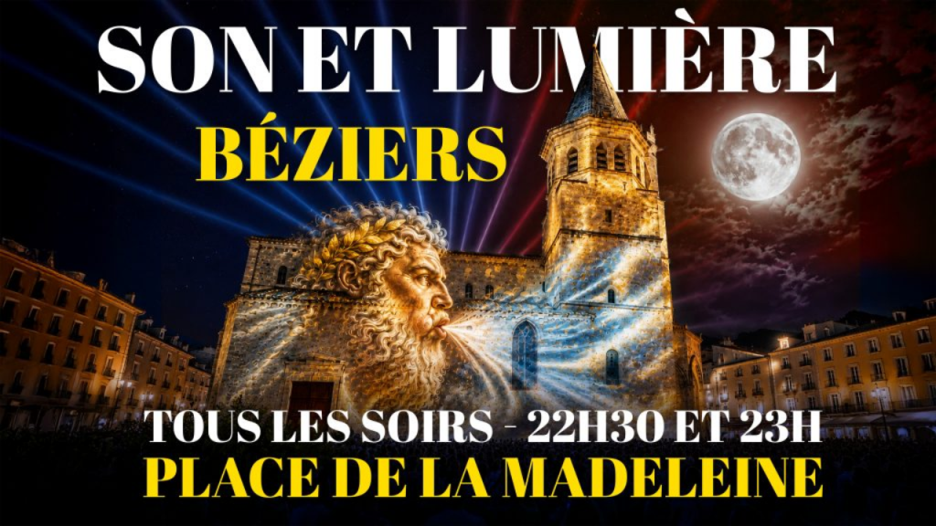 le spectacle de sons et lumières sur beziers
